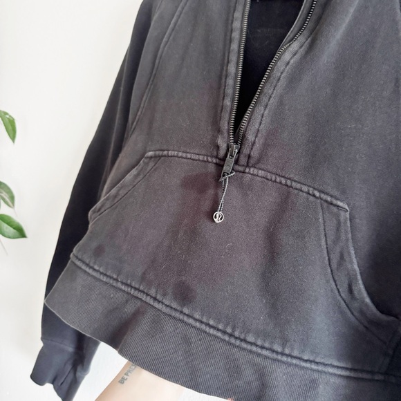 Lululemon black “scuba” half zip XS/S - Picture 4 of 7